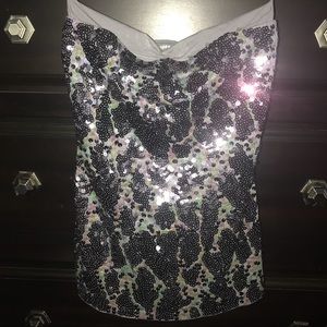 Express Sequined tube top